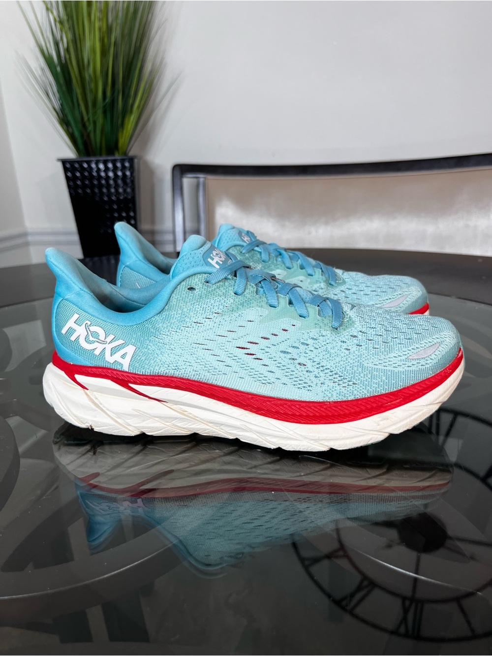 Hoka Clifton 8 Women’s Sneakers Sz 9.5 B - Picture 2 of 5